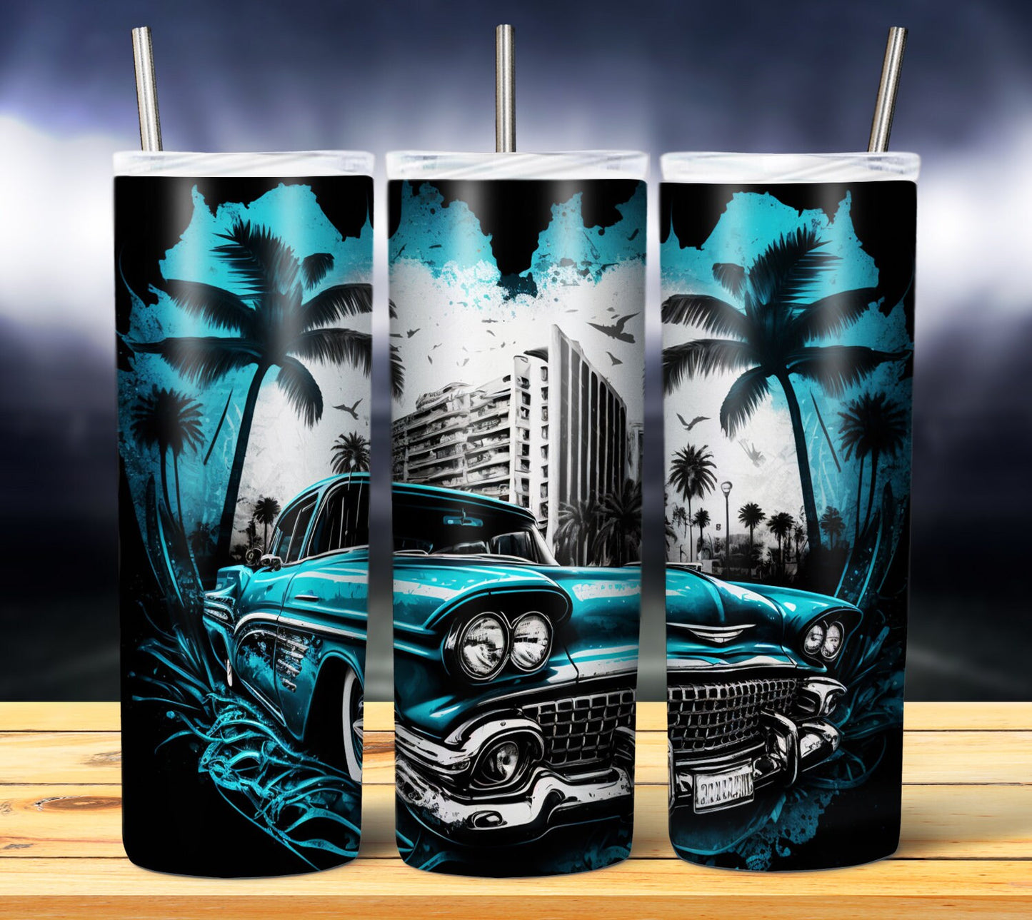 Graffiti Style Car 20oz Sublimation Tumbler Image