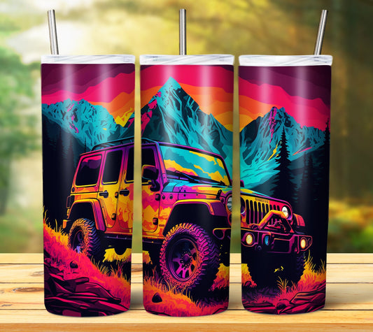 SUV 20oz Sublimation Tumbler Image