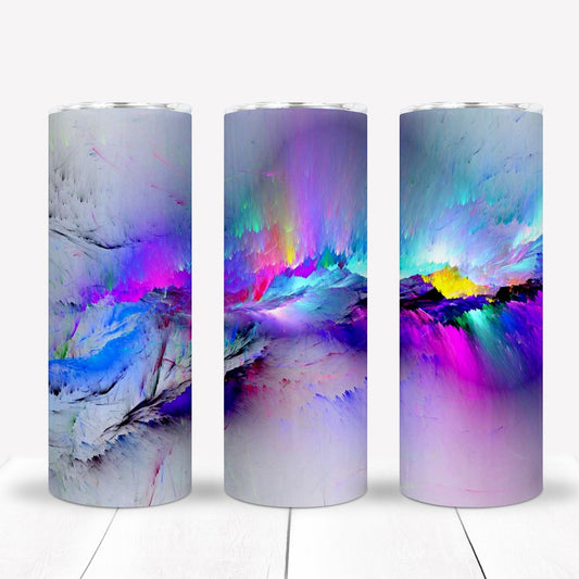 Paint Splat 20oz Sublimation Tumbler Image