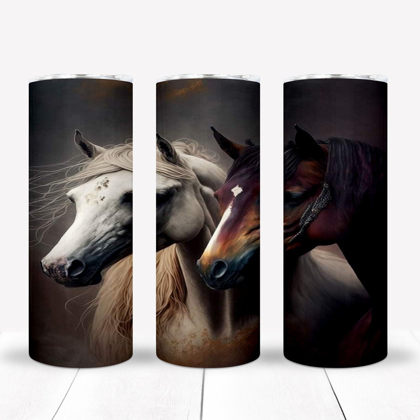 Horse 20oz Sublimation Tumbler Image