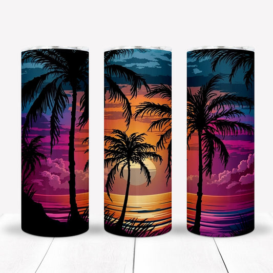 Beach 20oz Sublimation Tumbler Image