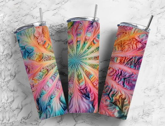 Tie-Die Tumbler 20oz Sublimation Image