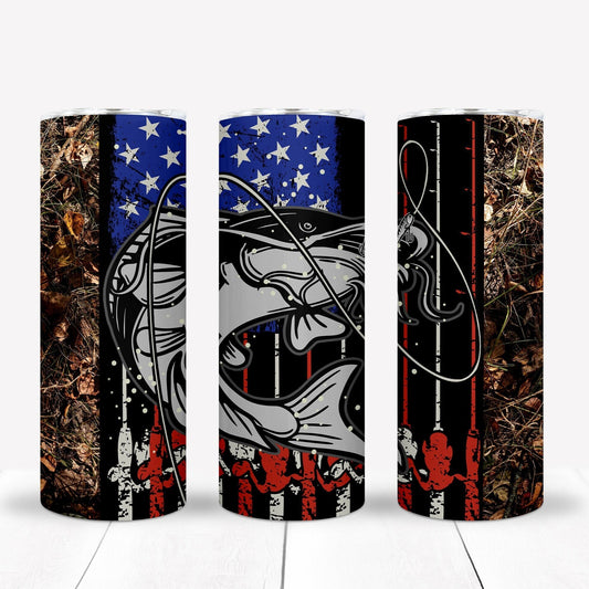 CatFish Tumbler 20oz Sublimation Image