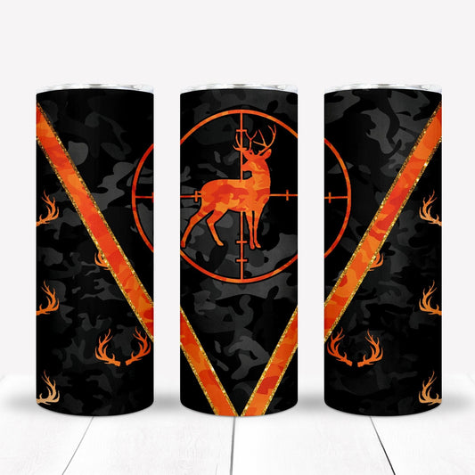 Deer Hunting Tumbler 20oz Sublimation Image