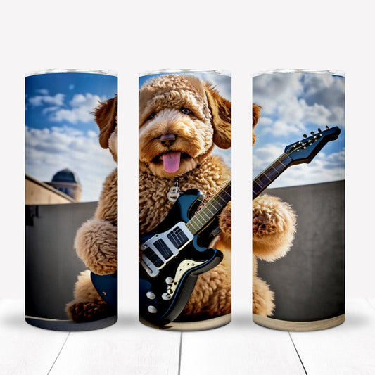 Goldendoodle Tumbler 20oz Sublimation Image