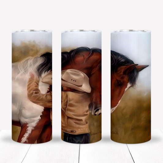 Horse Love 20oz Sublimation Tumbler Image