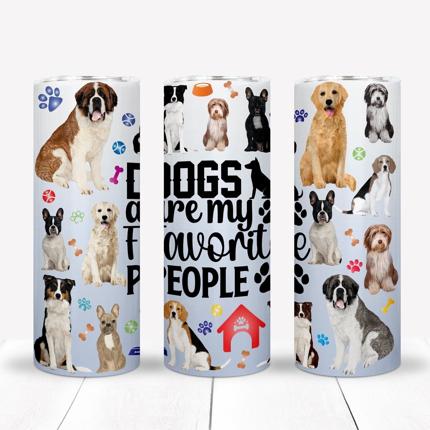 Dogs 20oz Sublimation Tumbler Image