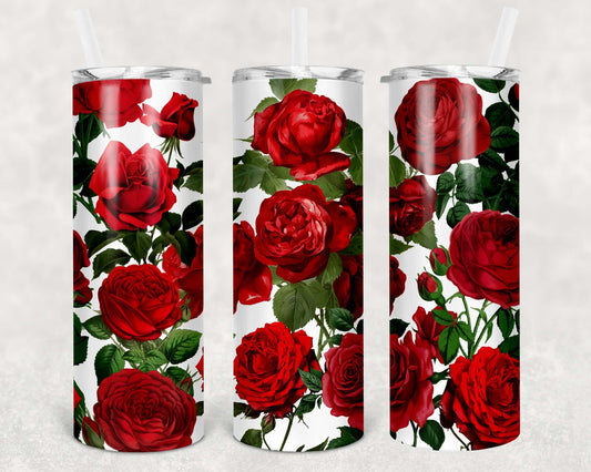 Roses 20oz Sublimation Tumbler Image