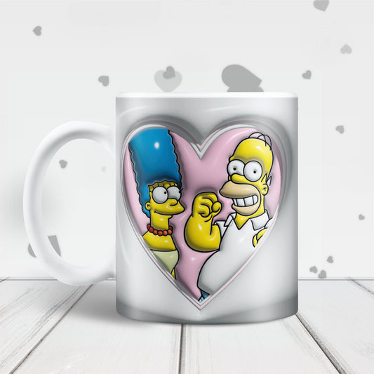 3D Inflate/Puff Cartoon 11/15oz Sublimation Mug Image