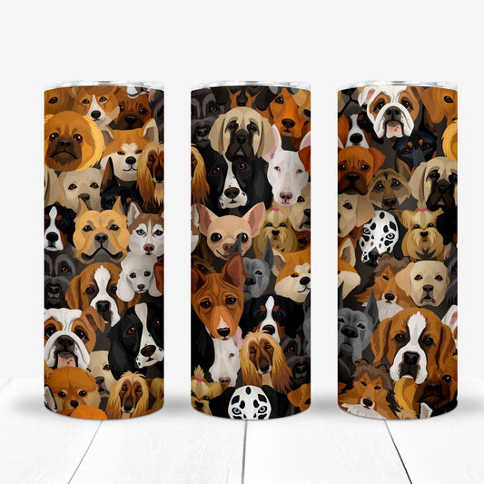 Dogs 20oz Sublimation Tumbler Image