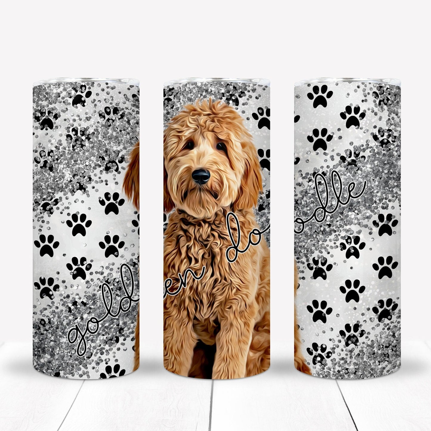 Goldendoodle 20oz Sublimation Tumbler Image