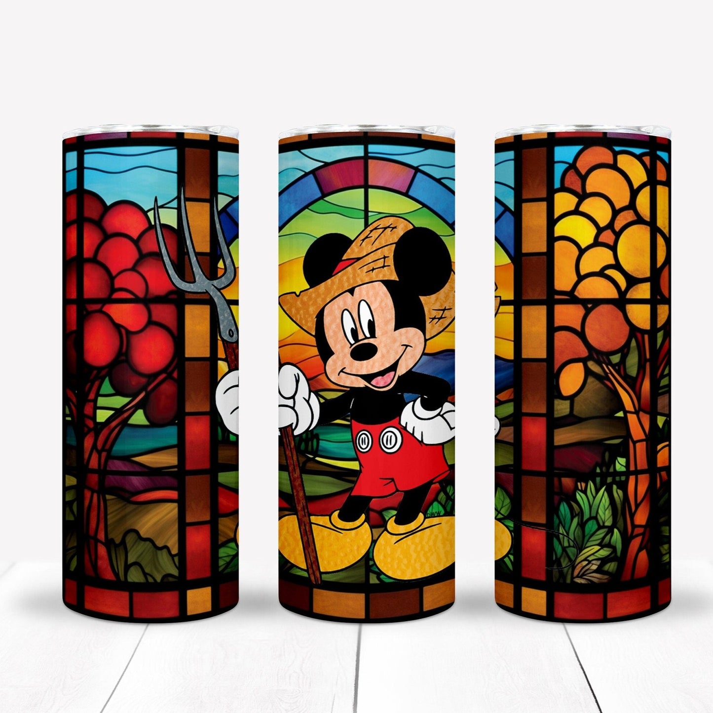 Stained Glass 20oz Sublimation Tumbler Image