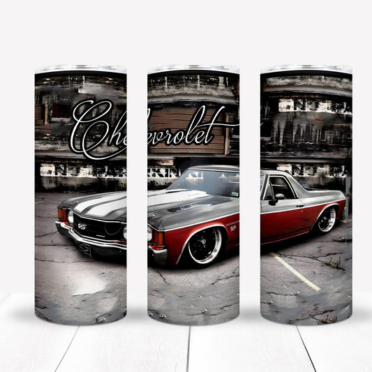 Vintage Cars 20oz Sublimation Tumbler Image