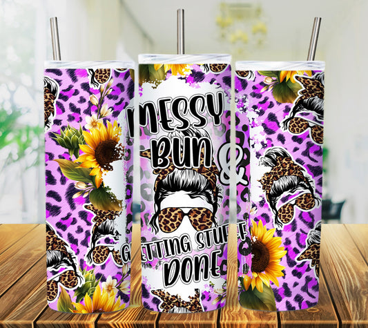 MessyBun 20oz Sublimation Tumbler Image