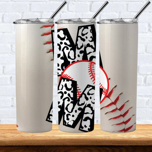 Baseball Mom  20oz Sublimation Tumbler Image