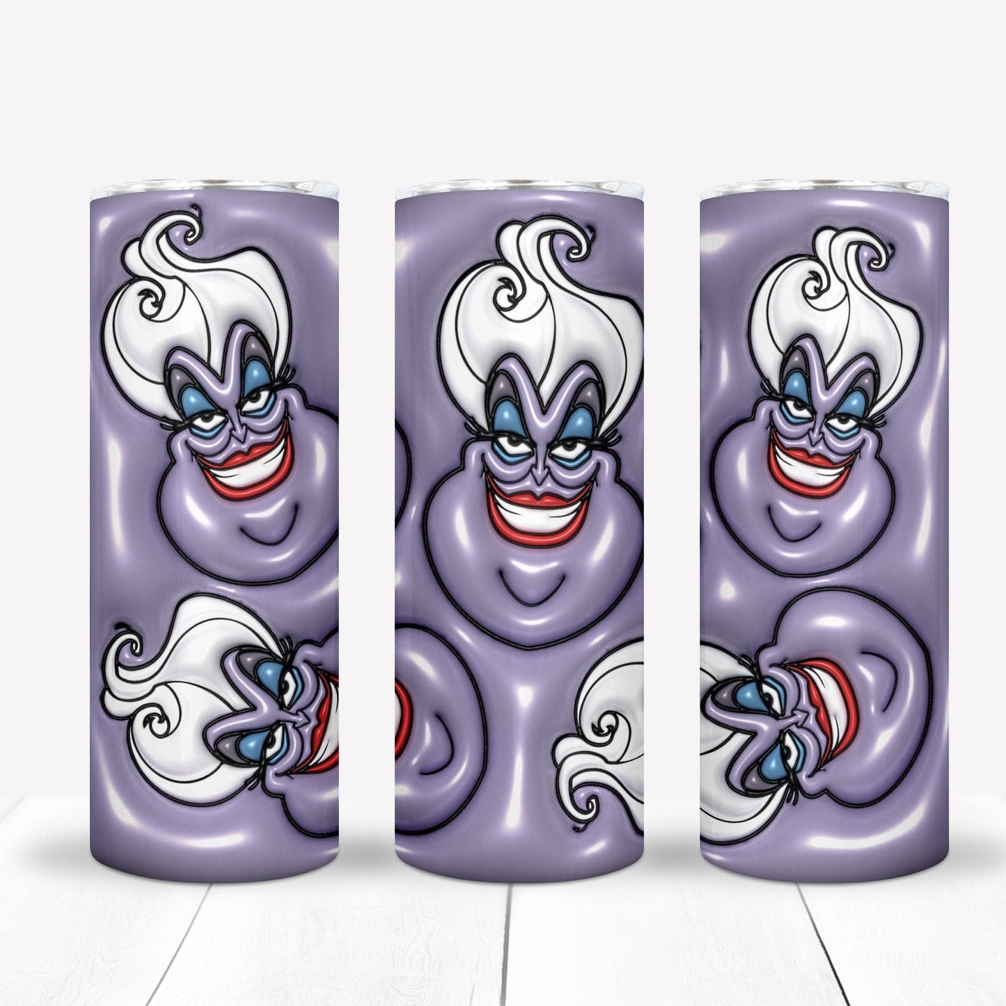 Halloween 3D Inflate Sublimation 20oz Tumbler Image Puff