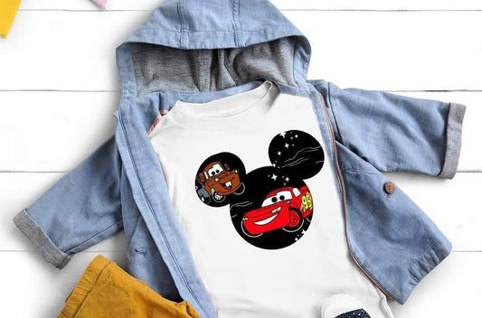 Kids Cartoon T-shirt Image DTF/Sublimation