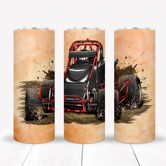 Sprint Car 20oz Sublimation Tumbler Image