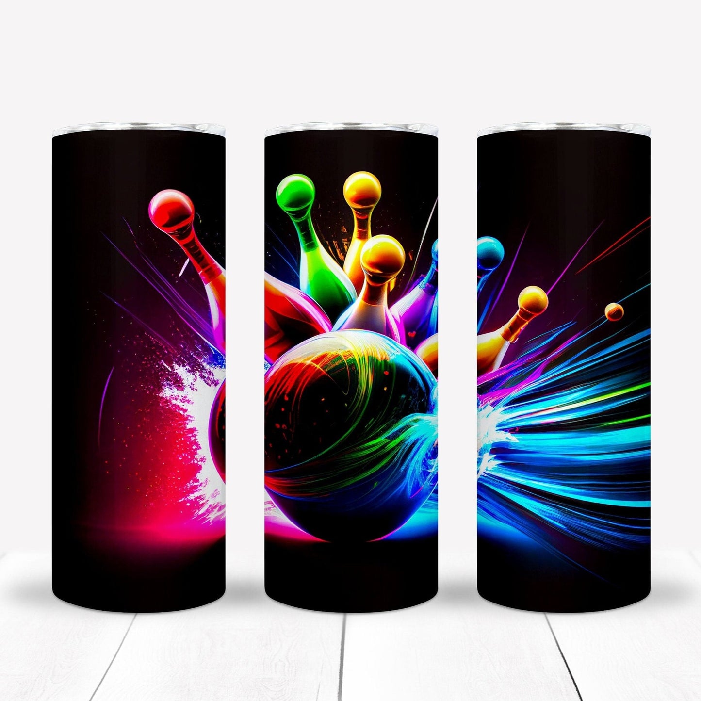 Bowling 20oz Sublimation Tumbler Image