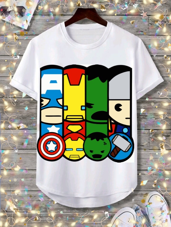 Superhero T-shirt Image DTF/Sublimation