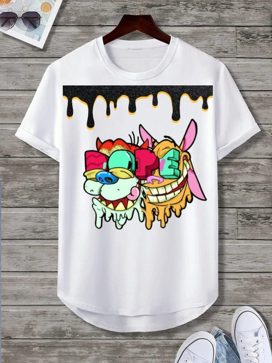 Stoned Cartoon T-shirt Image DTF/Sublimation