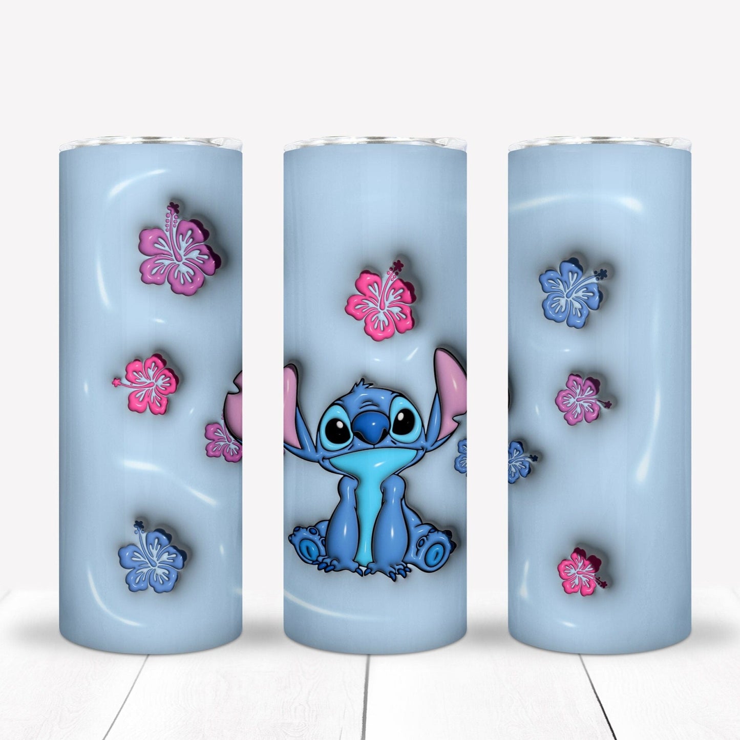 3D Inflate/Puff Cartoon 20oz Sublimation Tumbler Image