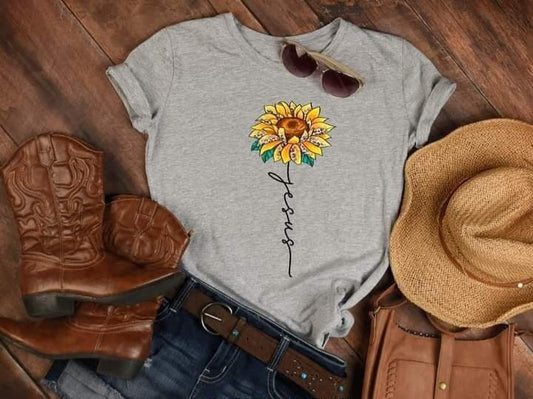 Spiritual Sunflower T-shirt Image DTF/Sublimation