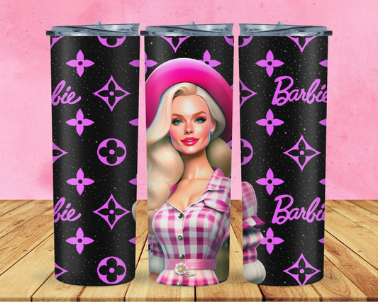 Barbie Sublimation 20oz Tumbler Image