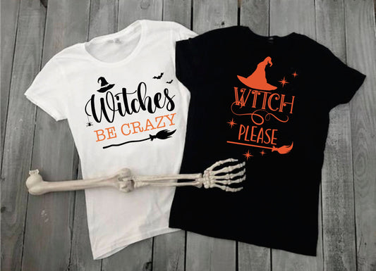 Duo Ladies Halloween T-shirt Images DTF/Sublimation (2 images)