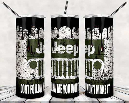 Car Sublimation 20oz Tumbler Image