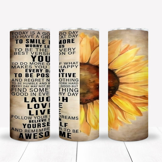 Inspirational Sublimation 20oz Tumbler Image