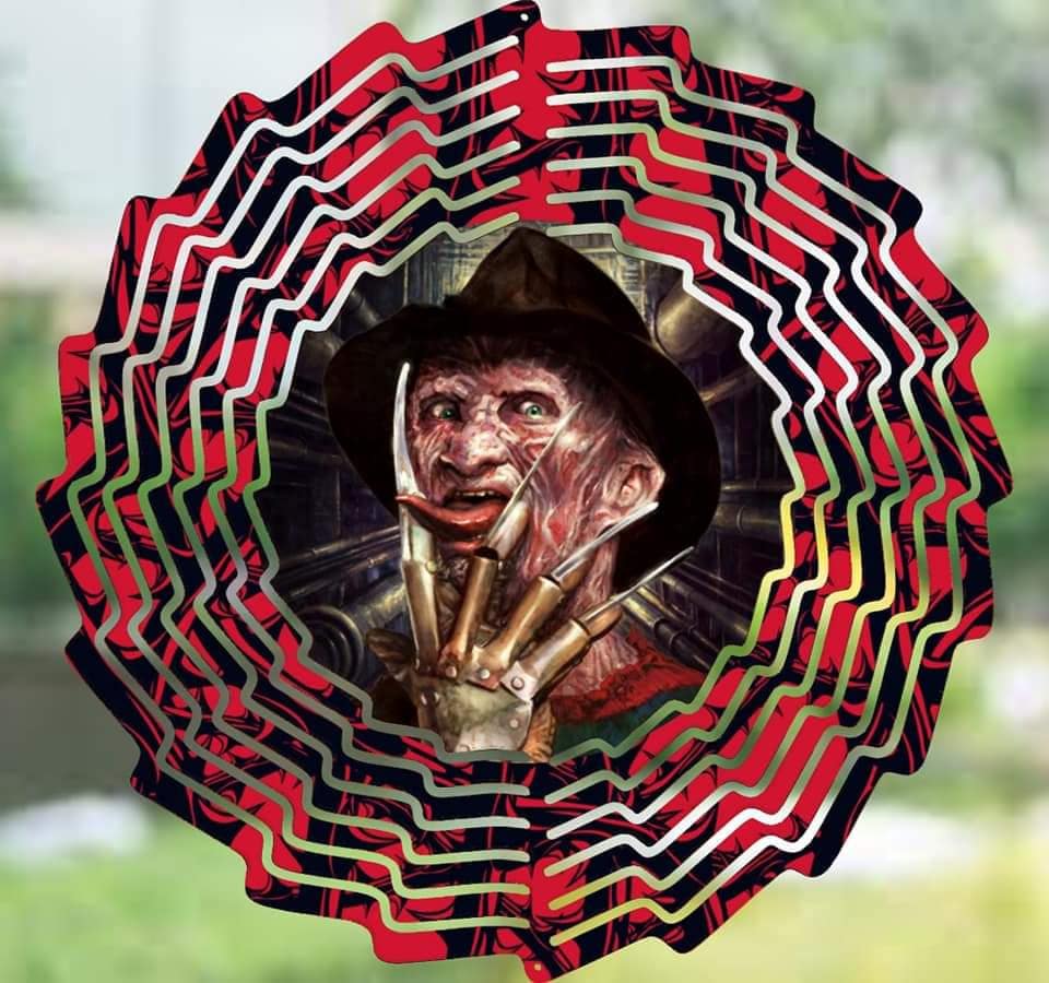 30 Horror Wind Spinner Sublimation Images Bundle