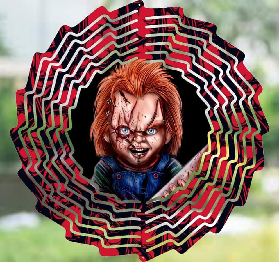 30 Horror Wind Spinner Sublimation Images Bundle