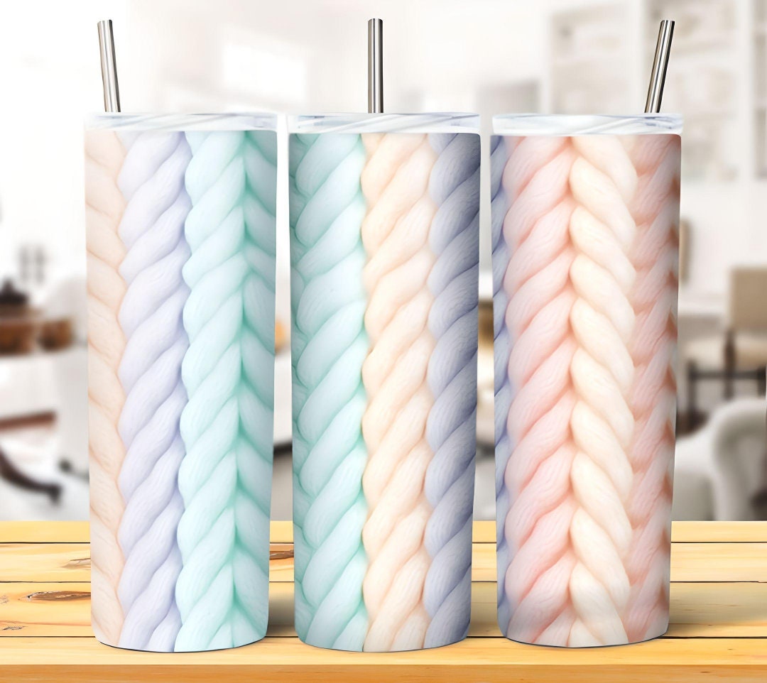 Yarn Sublimation 20oz Tumbler Image