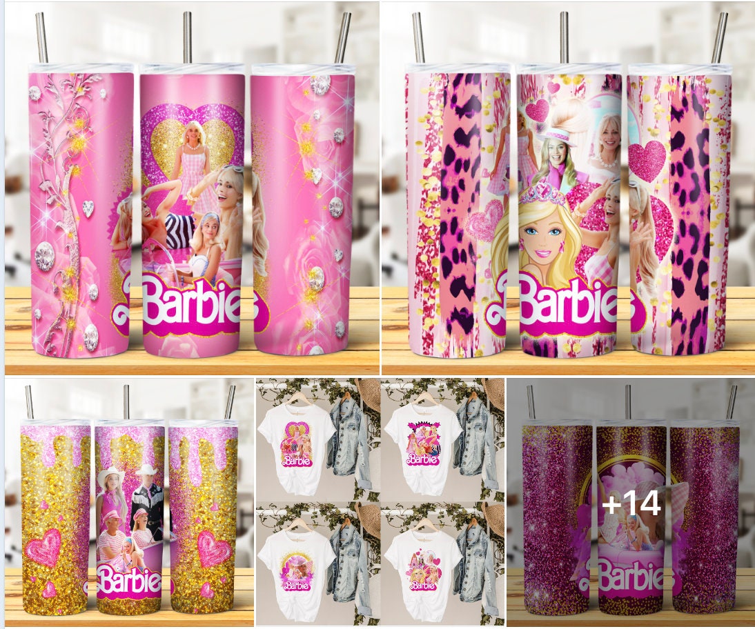 17 Barbie Sublimation 20oz Images & T-Shirt Image Bundle